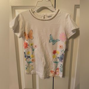 🦋Carter’s girl Butterfly 🦋 Top in size 4. New with tags attached 🦋🏷